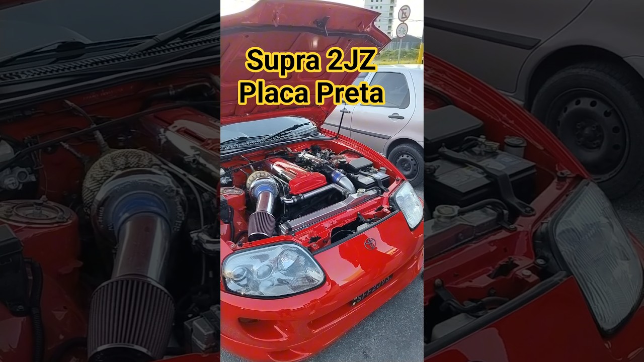 Supra 2JZ Placa Preta 