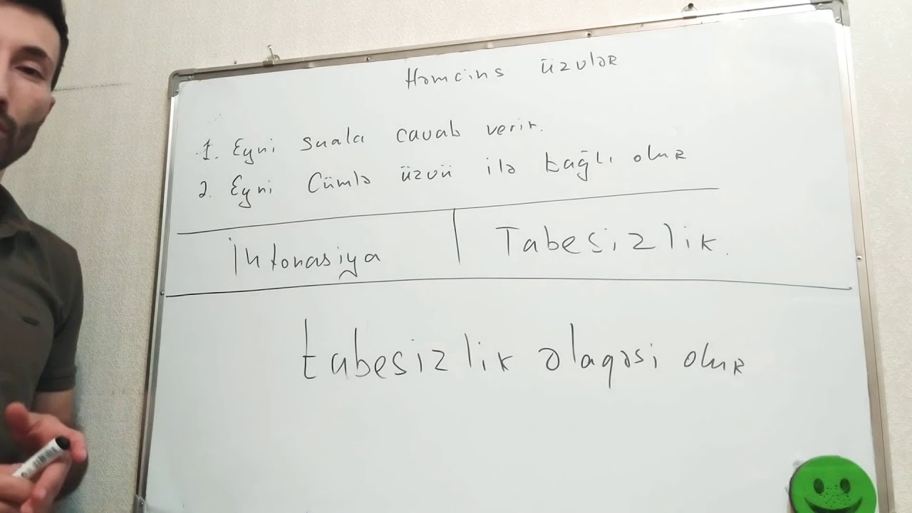 Azərbaycan dili. Həmcins üzvlər. DİM proqramına əsasən.