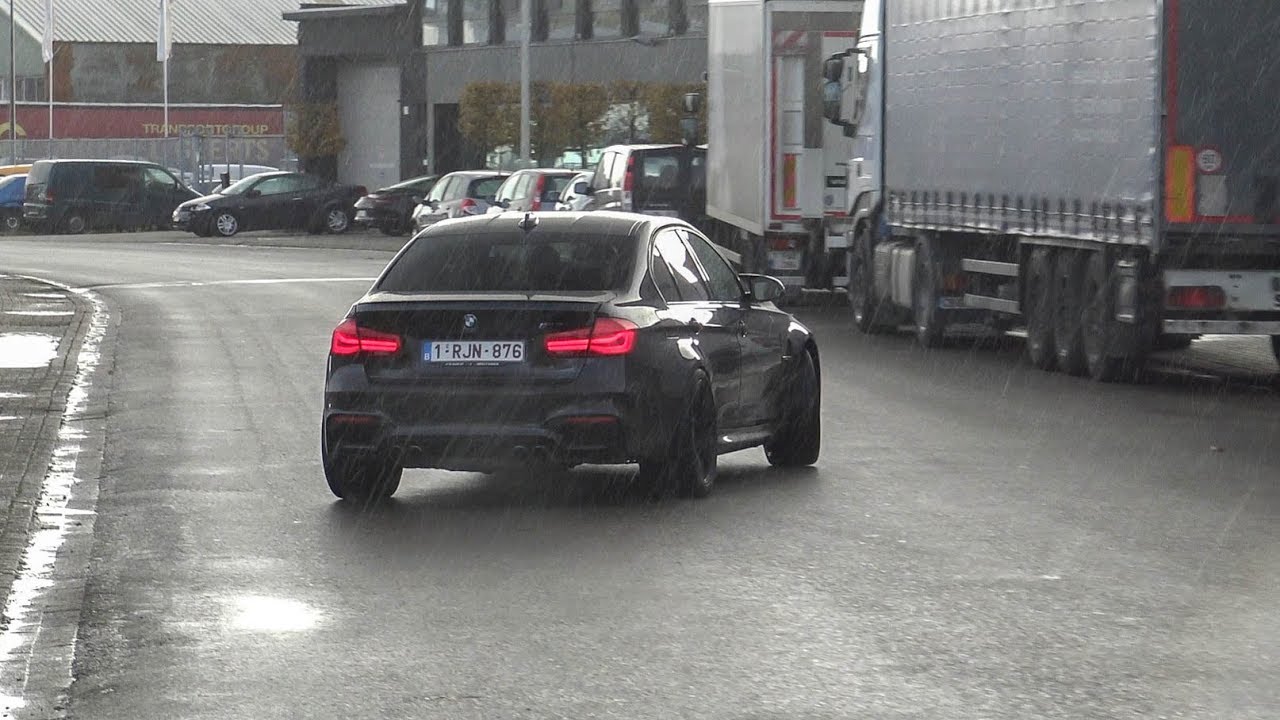 Sportscars leaving Car Meet - Remus M4 F82, 991 GT3, M3 F80, CLA 45 AMG, M2 F87,...
