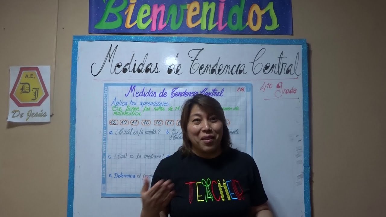 Medidas de Tendencia central 4° Grado