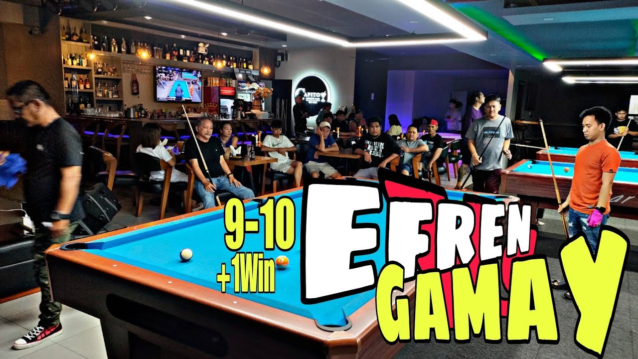 GAME 1🔥 EFREN REYES 🔥9-10+1Win🔥 🆚 RYAN 