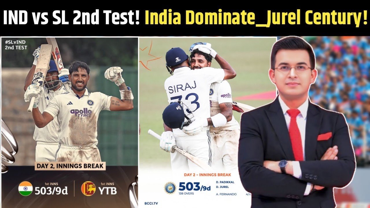 India vs Sri Lanka 2nd Test Highlights: Dhruv Jurel Century & Devdutt Padikkal 117