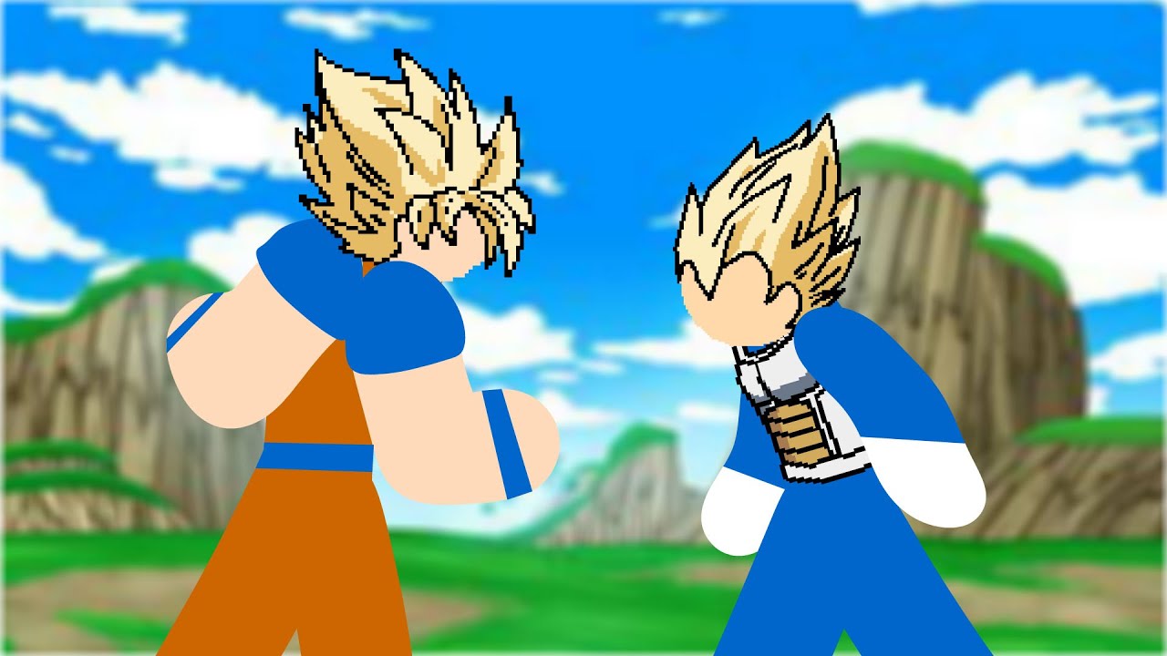 Goku VS Vegeta | Stick Fight!!
