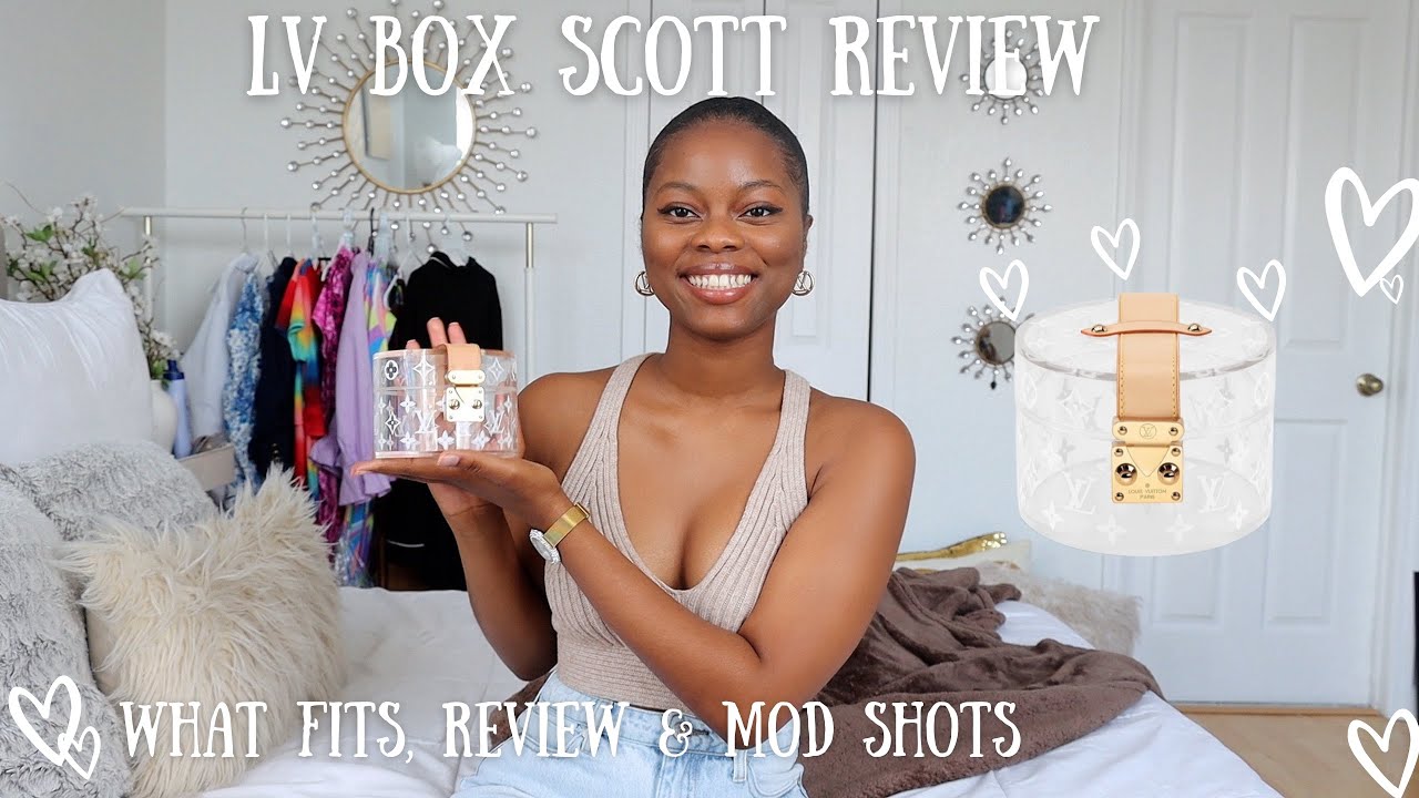 Louis Vuitton Box Scott Review 2022| What Fits Inside & Mod Shots | Scott Box Review