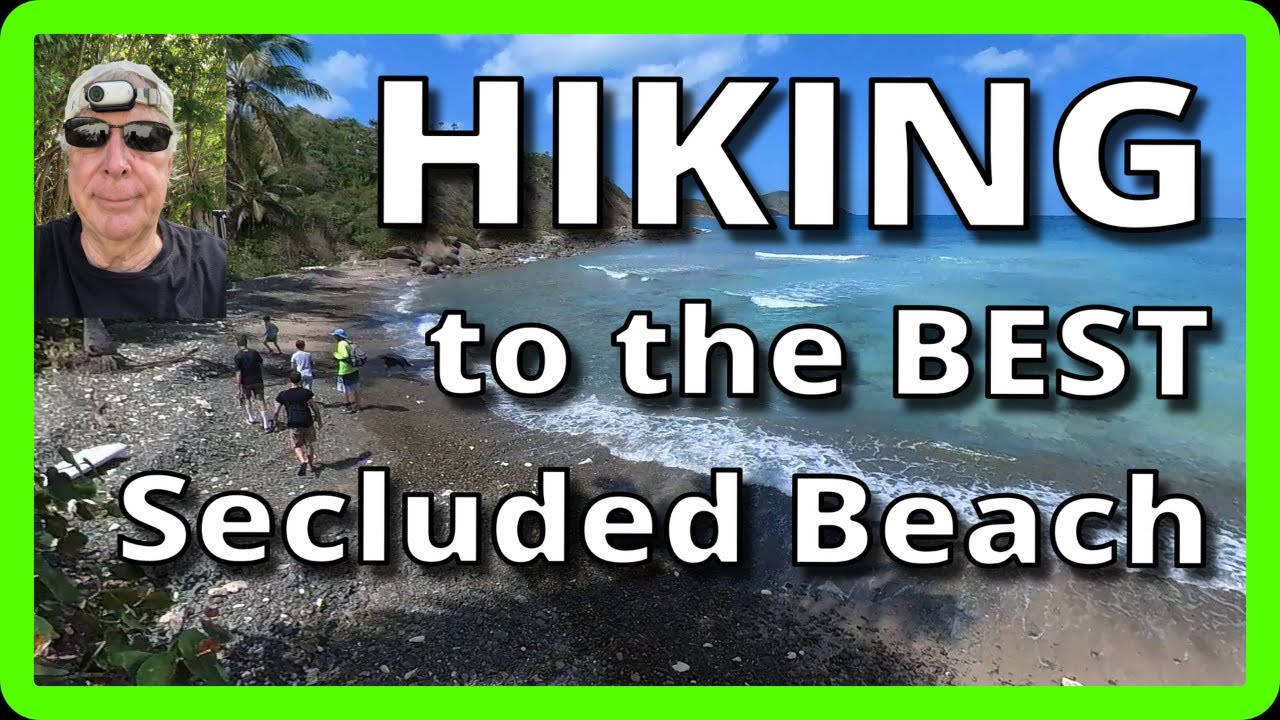 HIKING to the BEST Secluded Beach on St. Thomas, US Virgin Islands!