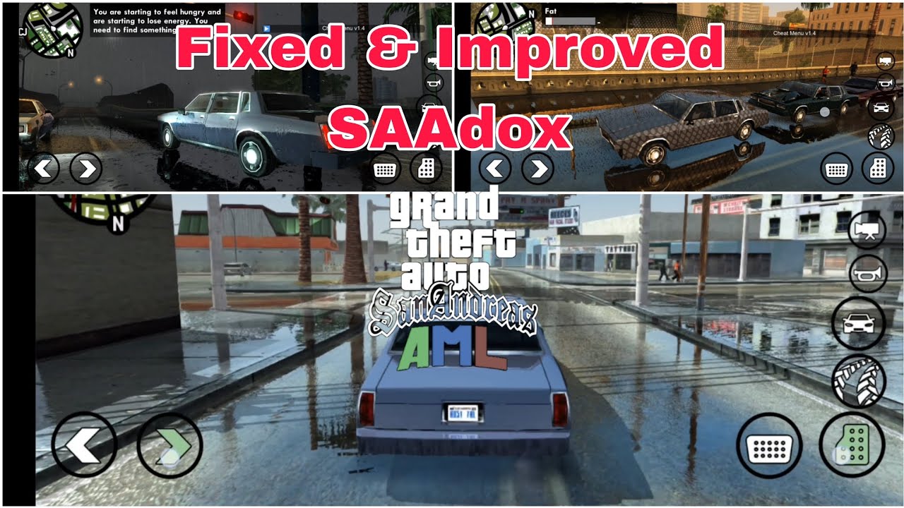Улучшенный и исправленный SAADOX для Gta Sa AML Android 2025