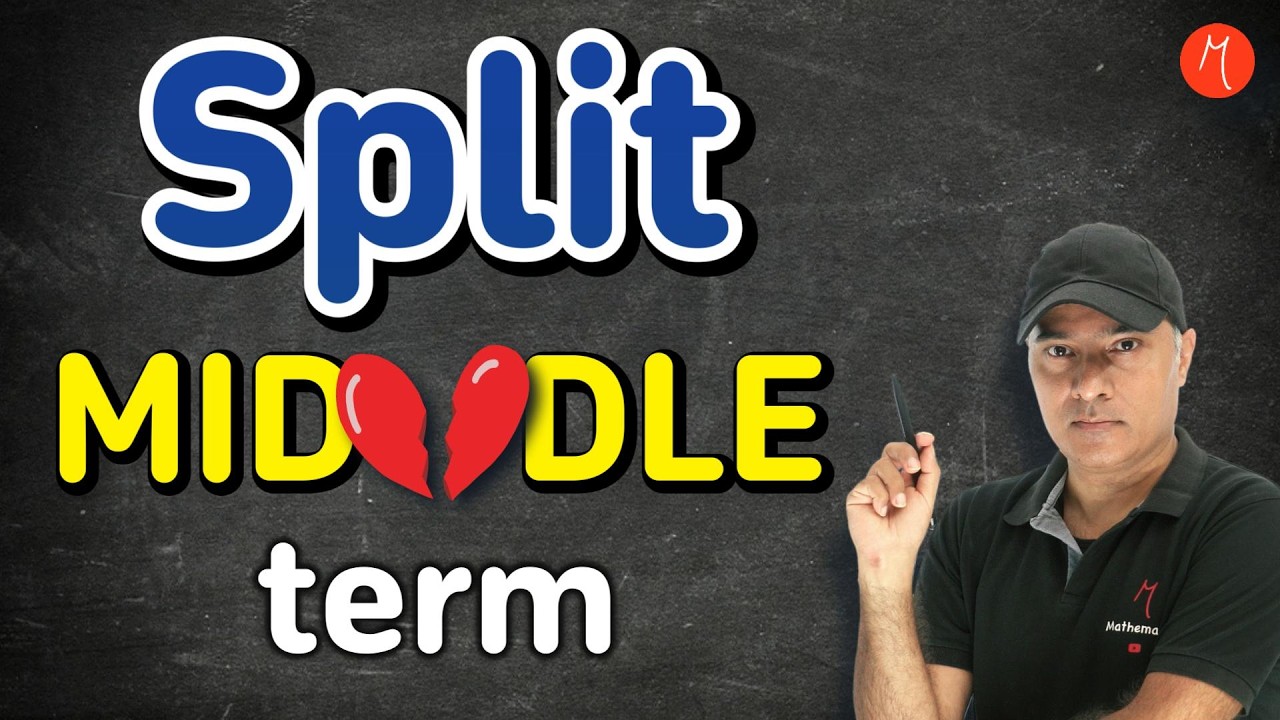 Factorisation of Polynomials by SPLITTING THE MIDDLE TERM Explained| Class 9 |Chapter 2| NCERT Maths