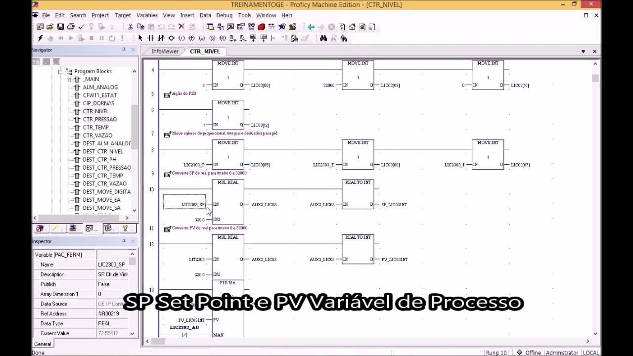 GE Proficy Machine Edition PID Control