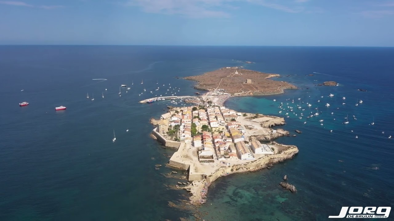 Tabarca island - Spain (drone video)