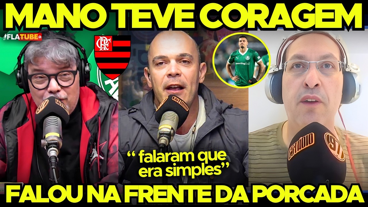 OLHE o que MANO FALOU na FRENTE dos PALMEIRENSES! NÃO TEVE MEDO de FALAR na CARA!