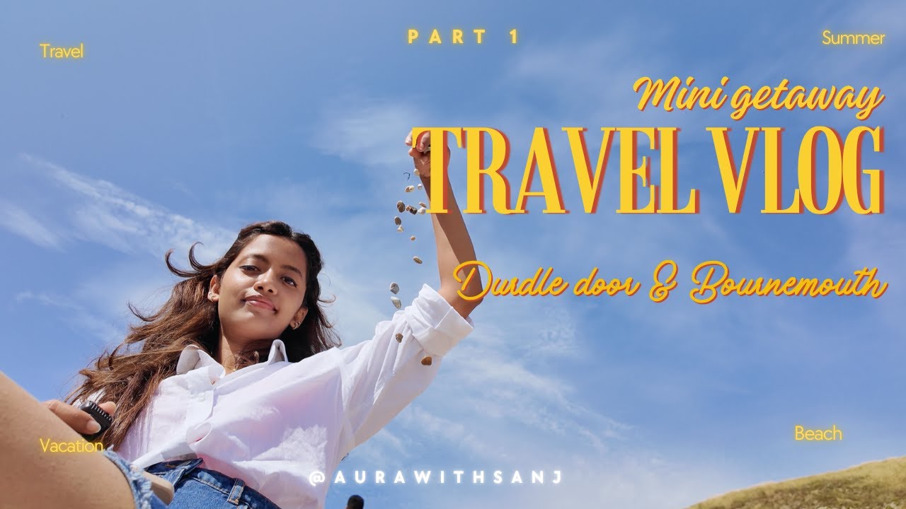 🏖️August Getaway to Jurassic coast🌊🗻 | Part 1 | Travel vlog | Beach, Food & walking tour| Tamil Vlog