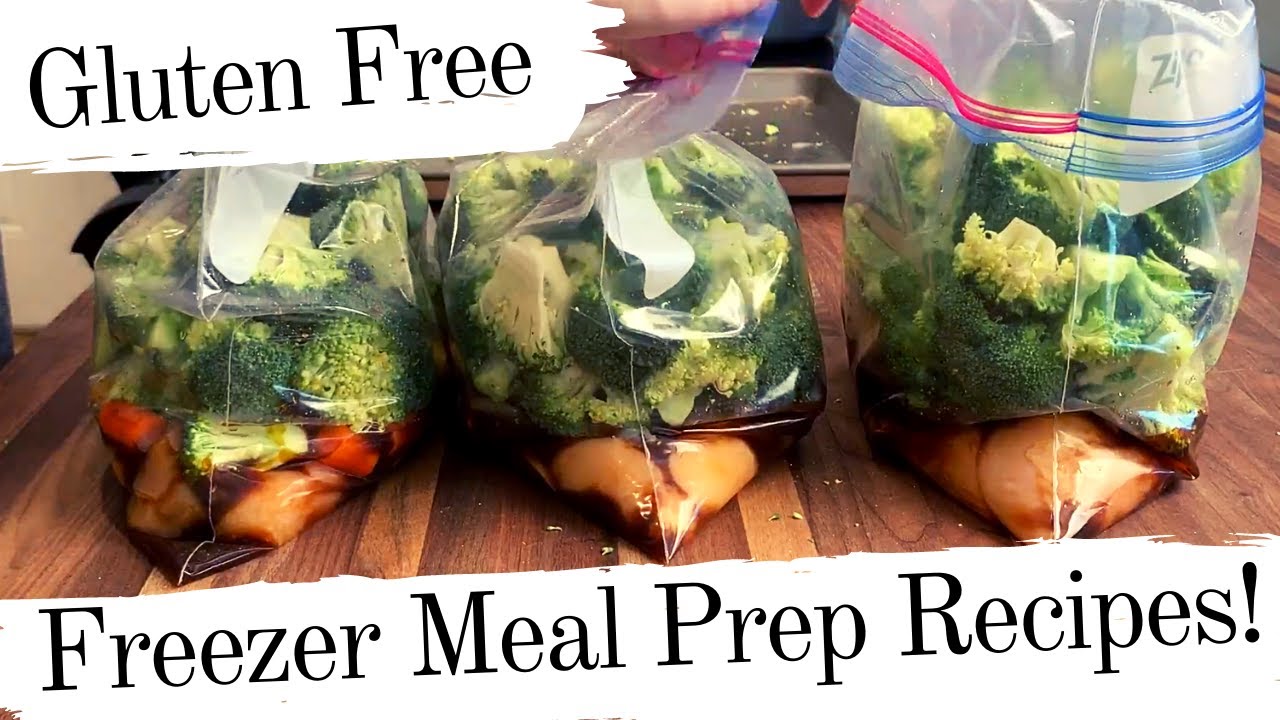 Gluten Free Freezer Meal Prep Recipes!