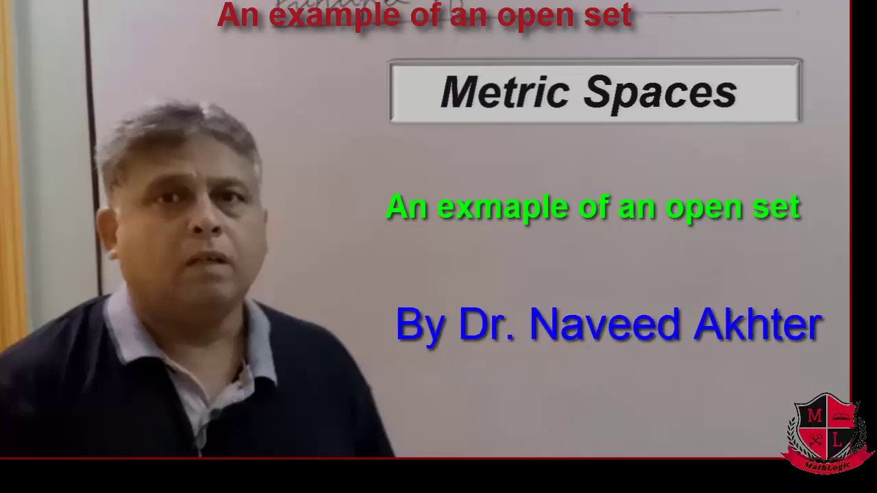 Lec_008 Metric Space, Unit open ball in R^2 is an open set (Urdu/Hindi)