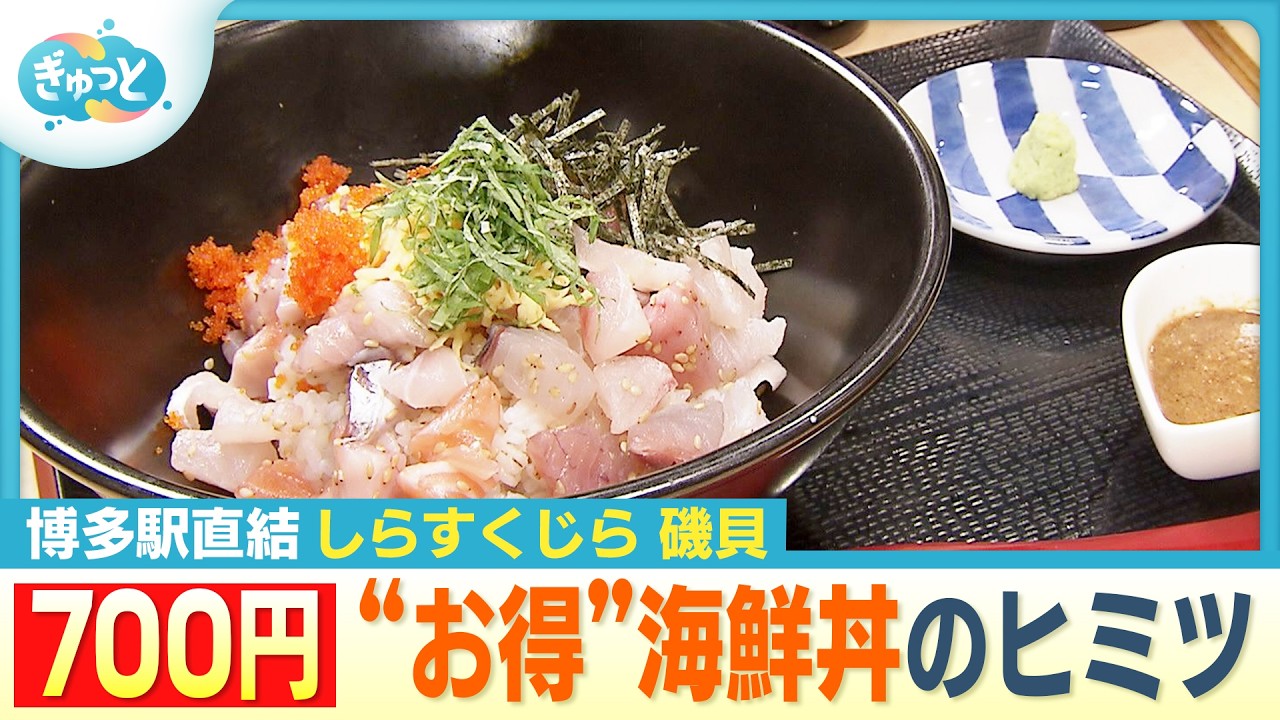 行列！７００円の海鮮丼安さのヒミツを追跡！【ぎゅっと】（2026年2月10日OA）