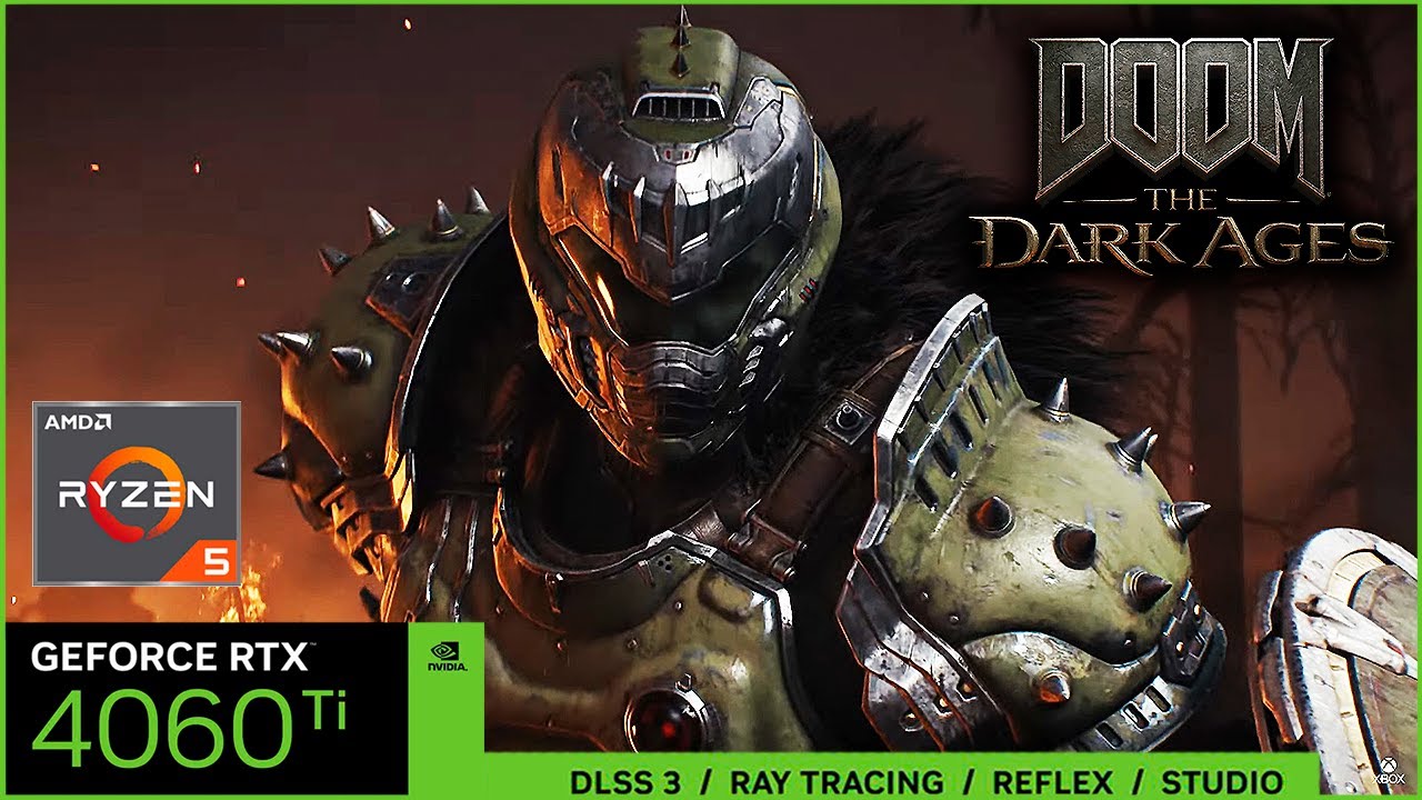 Doom The Dark Ages Part 1 on Ryzen 5 3600 Plus Nvidia Inspector