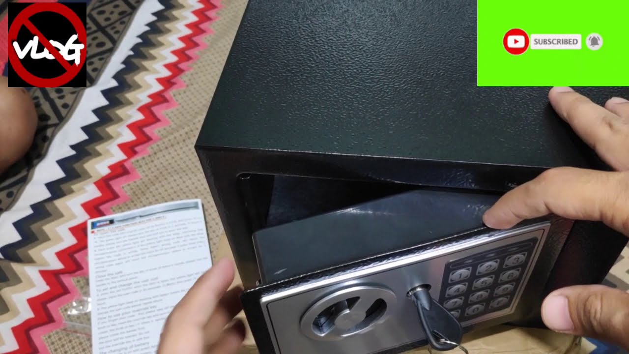 Unboxing Part 1. Security Lock Digital Safe Box | Ikiboi Pascual