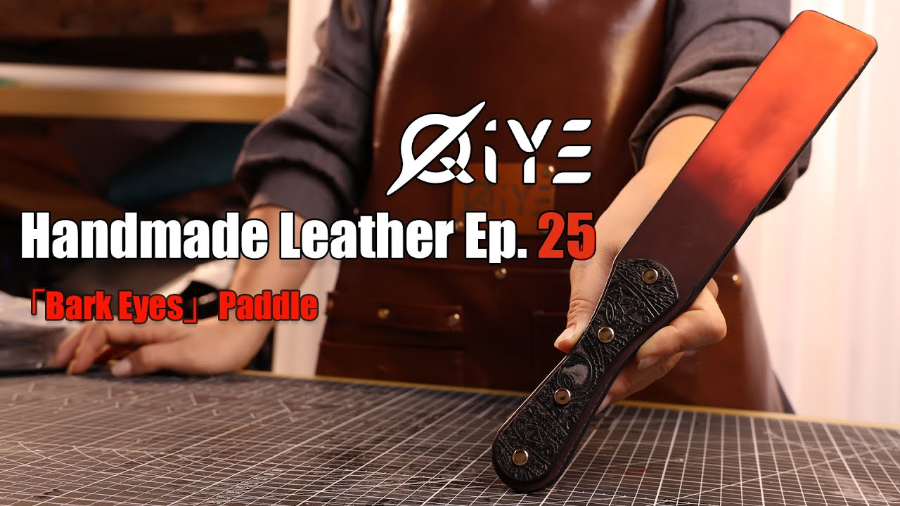 DIY Handmade Embossed Leather Color-changing Paddle | BDSM Aesthetics