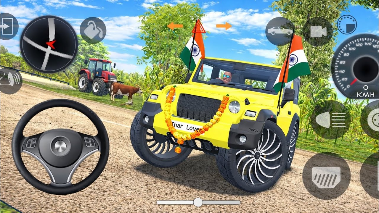 Modified Mahindra Thar Car Games: Indian Cars (Gadi Wala Game) - Car Game Android Gameplay 2026