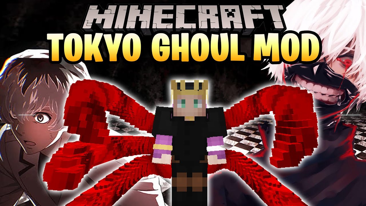 TOKYO GHOUL MOD 1.12.2  - Minecraft Mod Review en Español | Kagunes, Quinques, Ghouls y más...