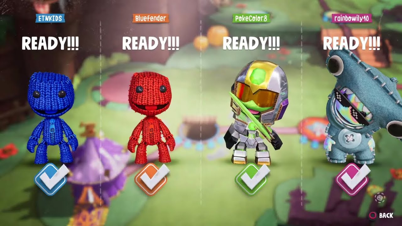 Sackboy: A Big Adventure First LIVE Stream PS5 Gameplay | 4-Player Co-Op 100% Prizes Part 66