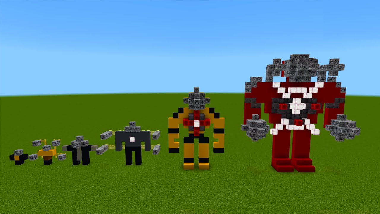 Best Evolution Skibidi Drillman vs Random Mobs?!? In Minecraft