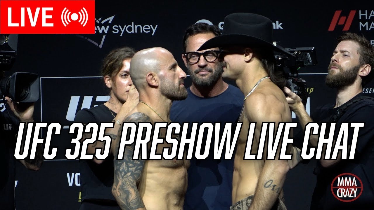 UFC 325 VOLKANOVSKI VS. LOPES PREWSHOW MMA LIVE CHAT
