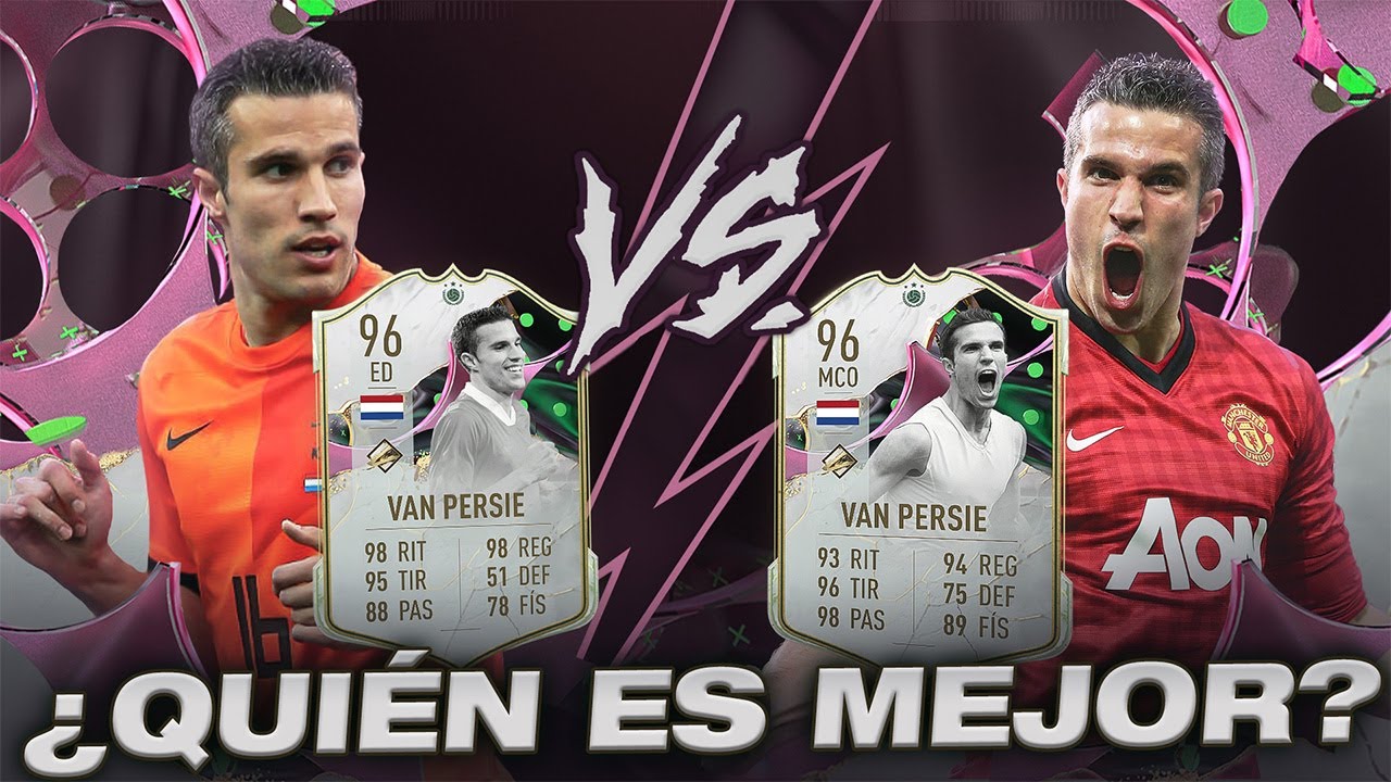¿QUIÉN ES MEJOR? 🤔 96 VAN PERSIE MCO O ED ICONO METAMORFO FIFA 23 - DOBLE REVIEW