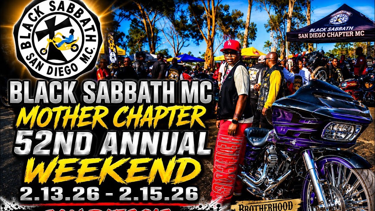 First Run Of The Year 2026 Black Sabbath 52nd Annual #bikerun