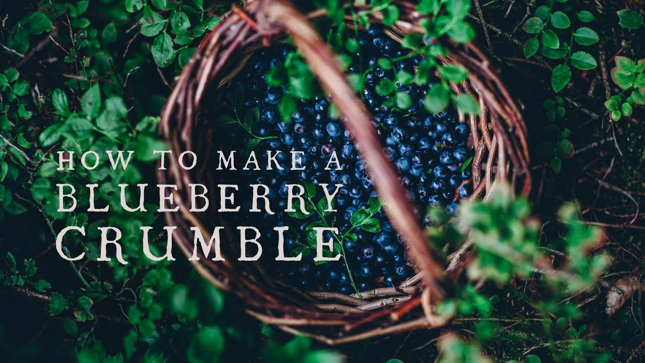How To Make A Blueberry Crumble