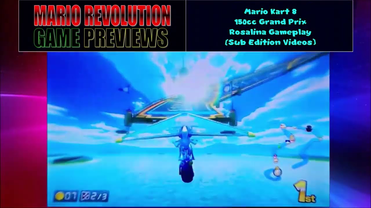 ChrisVortexx98 Game Video Previews: Mario Kart 8 150cc Grand Prix Rosalina (Sub Edition Videos) 1