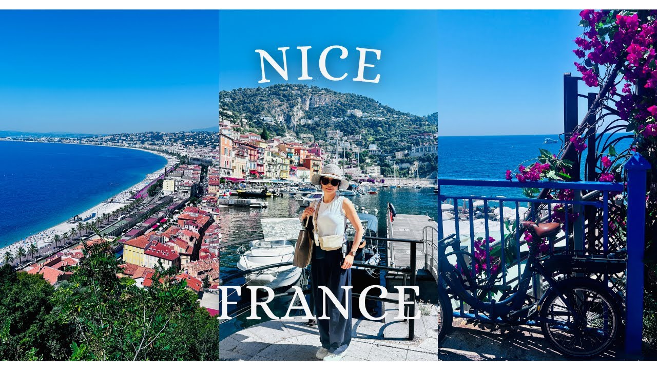 Nice Travel Vlog 🇫🇷 6 hours exploring Nice ⛫ Best panoramic view + cute town Villefranche-Sur-Mer