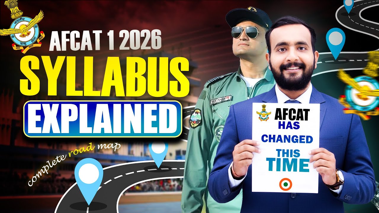 ✨ AFCAT 1 2026 Syllabus EXPLAINED 📘 | Subject-wise Strategy 🎯 to Crack Indian Air Force Exam ✈️