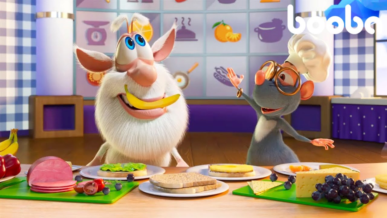 Booba 🍔🥪🌮 Sandwiches 💚 Episodes collection ⭐ Funny cartoons Compilation 💥 Moolt Kids