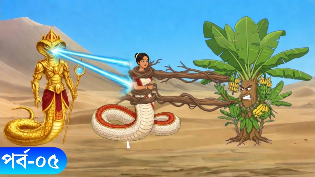 অভিশপ্ত নাগিনী | পর্ব-৫ | Moral Stories Cartoon Bengali | Fairy Tales Cartoon Bengali | CBI Cartoons