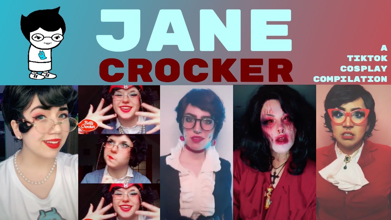Jane Crocker 🎂 Homestuck Cosplay Tiktok Compilation