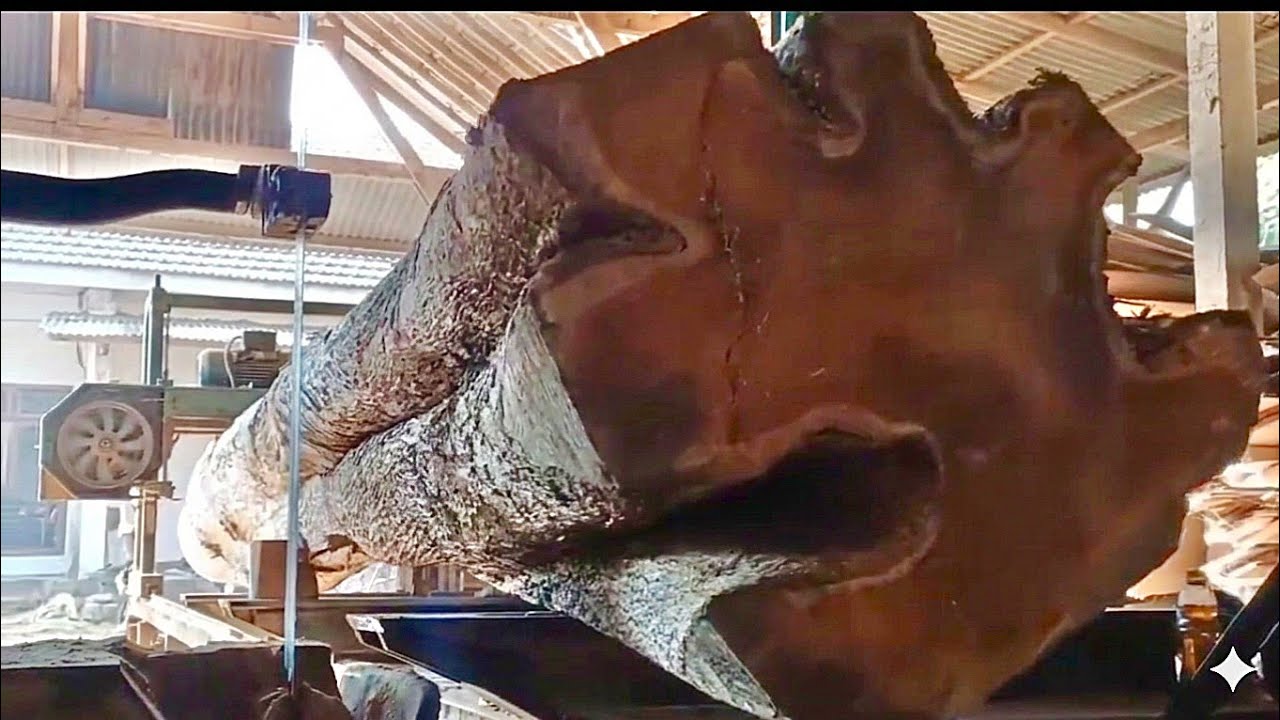 🌲THE PRICE IS CRAZY!! Jumbo Teak Wood, Sawing to Mistakes🌲
