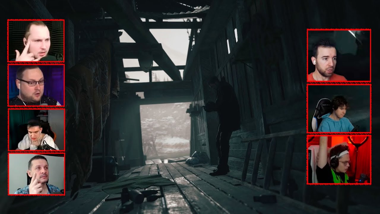 Реакция Летсплейщиков на Встречу с Крисом Редфилдом | Resident Evil 8: Village