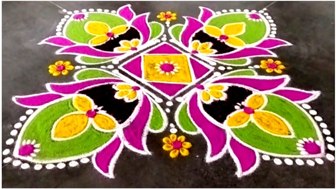 Ugadi Special Diya Muggulu 2026/ Rangoli Design/ Kolam/ Muggulu/ Sashti/ Kiruthigai 