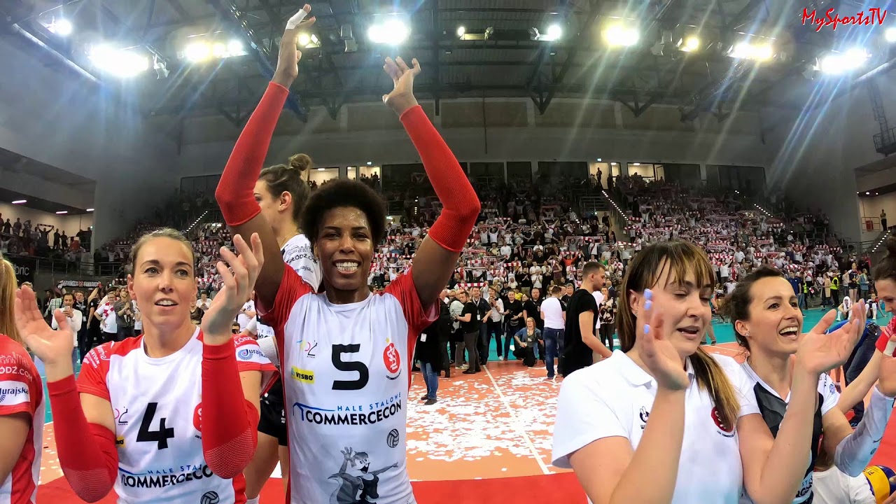 ŁKS Commercecon Łódź MISTRZ POLSKI 2019 - Radość, Doping, Ceremonia, Hymn Polski a capella