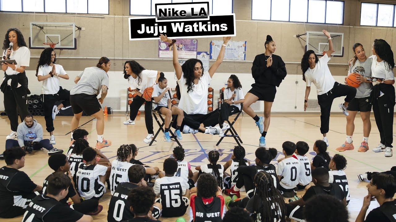 Hosted the Nike Air West Clinic with Juju Watkins
