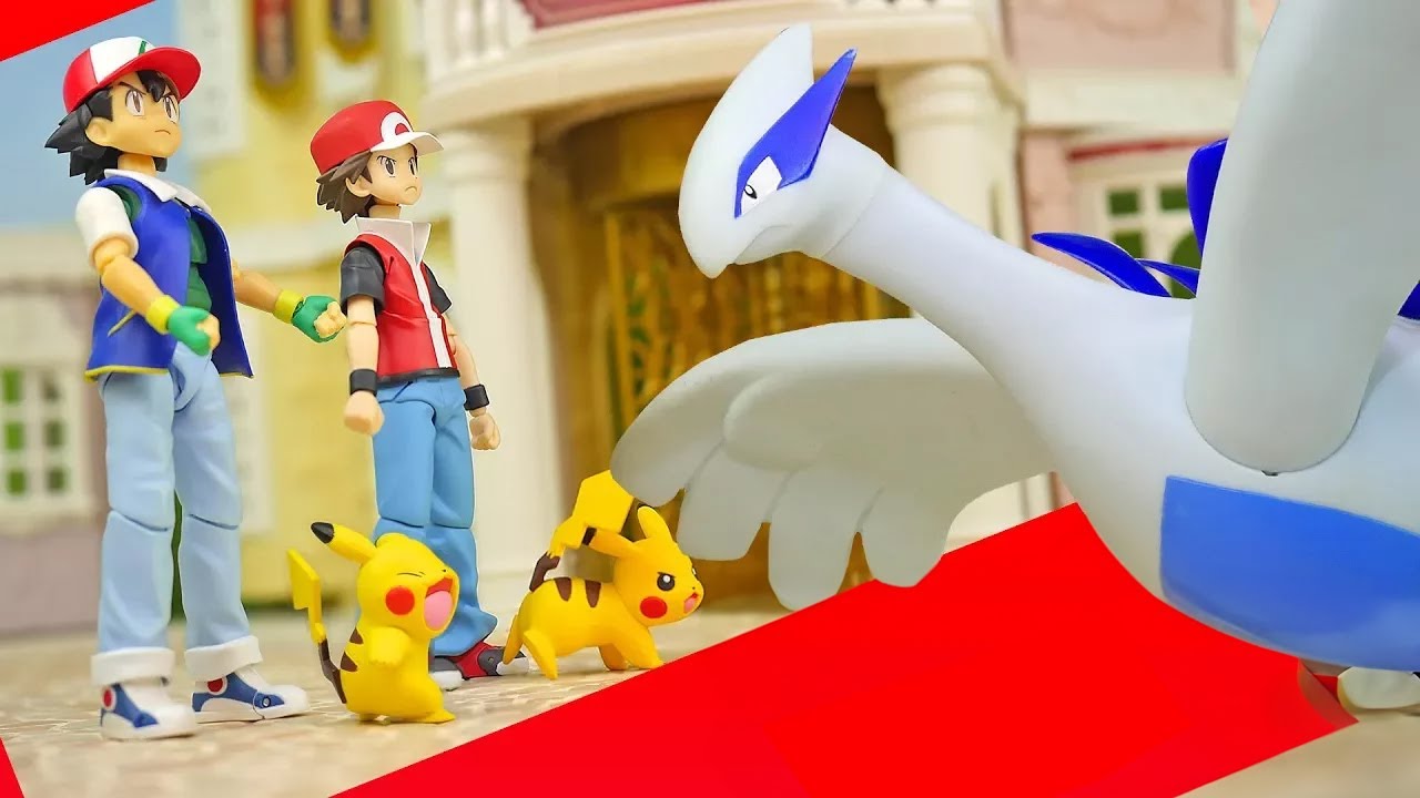 Pokemon Ash and Red vs Lugia