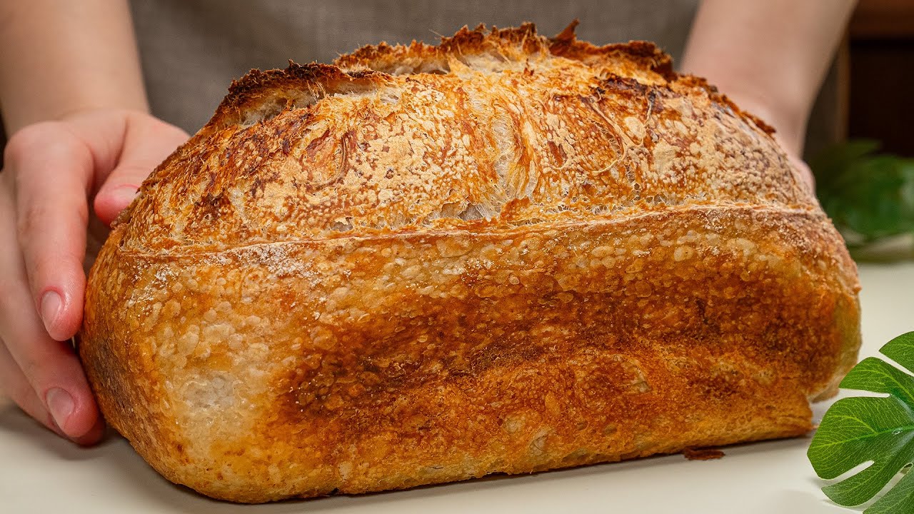 Easy Homemade Bread | Soft Inside, Crispy Outside (Perfect for Beginners)