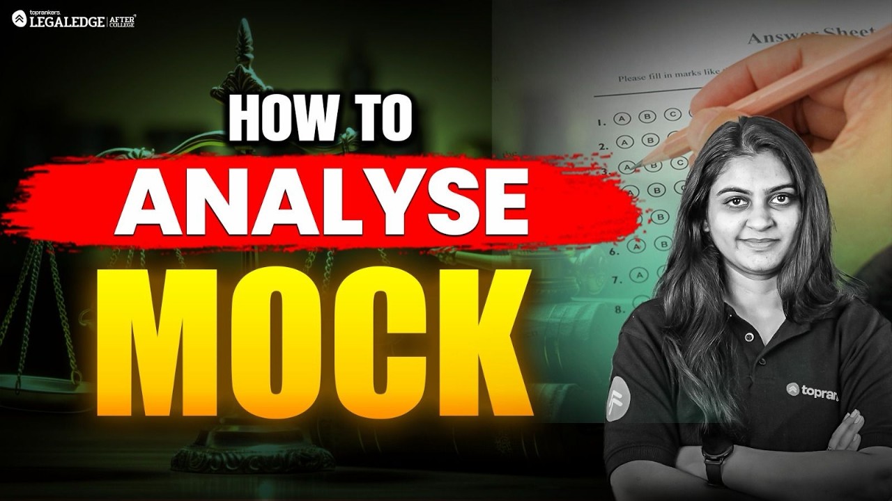 CLAT PG Mock Test Analysis Best Strategy 2027 🔥How to Analyse CLAT PG Mocks for Better Rank #clatpg