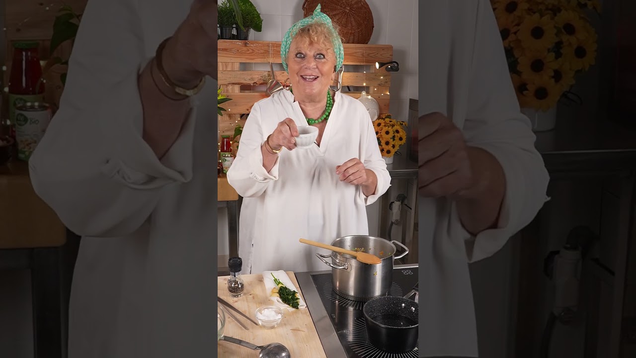 Zuppa di piselli con i quadrucci
