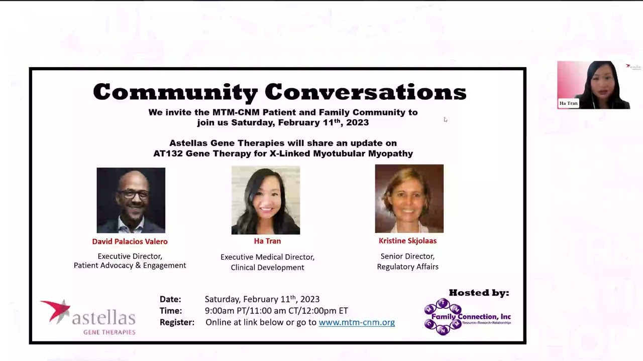 Community Conversations: Astellas Gene Therapy Webinar