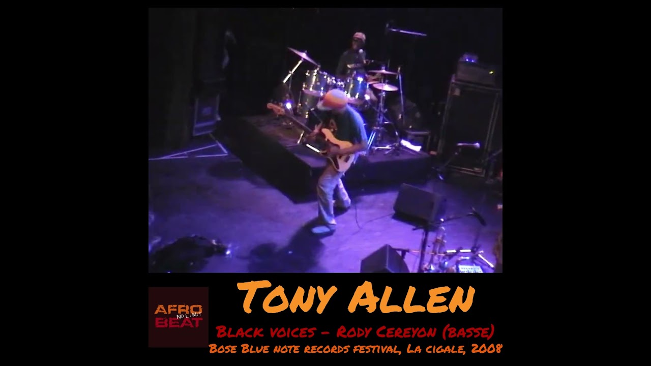 ANL Tony Allen Black Voices, Solo Rody Cereyon, La Cigale, 2008 #livemusic  #afrobeat #tonyallen