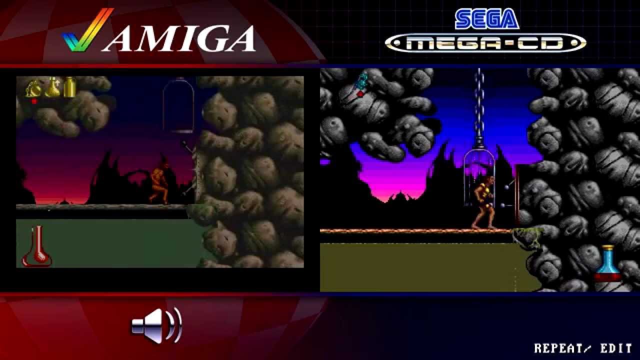 Shadow of the Beast II - Amiga, Mega Drive & Mega CD - Comparison Triple Longplay