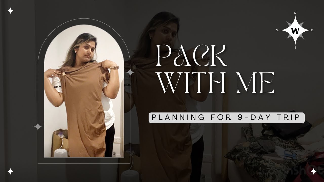 Packing and Planning for 9- Day Trip | organising | travel 🧳 #travel #viral #youtube #malayalamvlog 