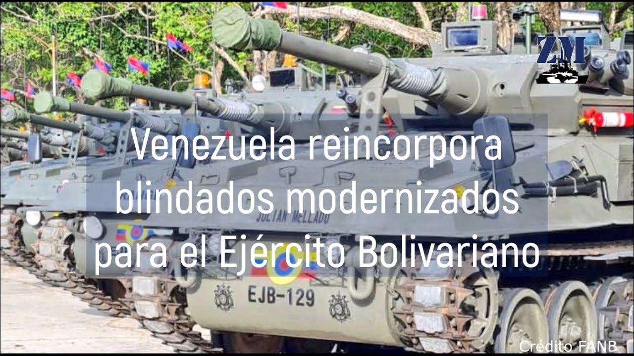 Venezuela reincorpora blindados modernizados para el Ejército Bolivariano