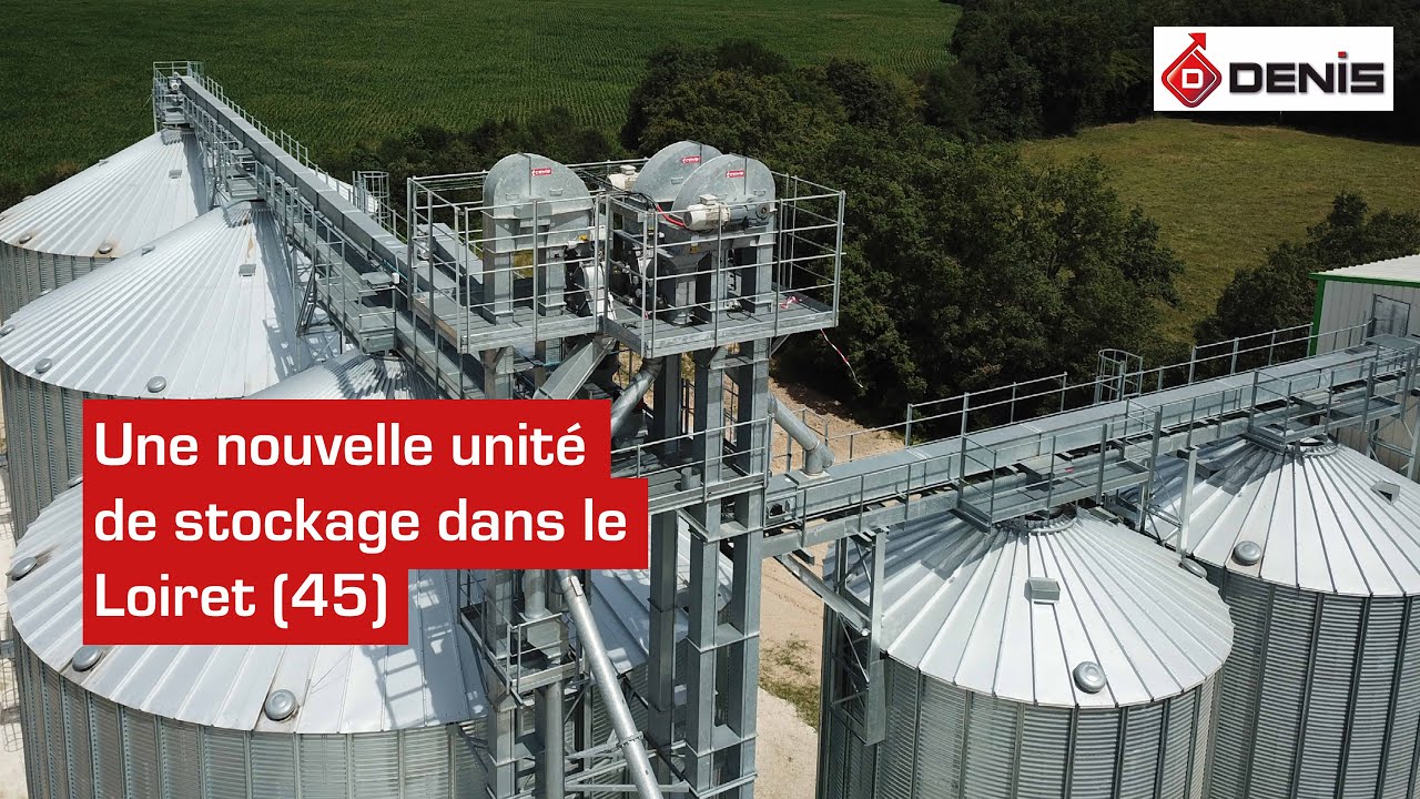 REALISATION : Une nouvelle unité de stockage de céréales signée DENIS